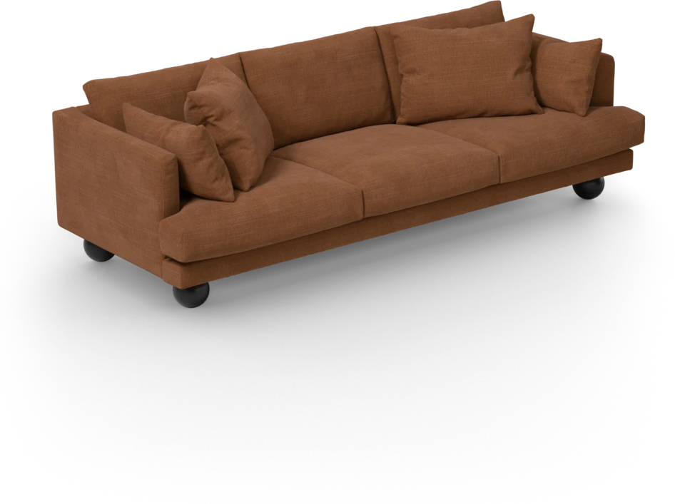 Harper - 4-sits soffa - Orange