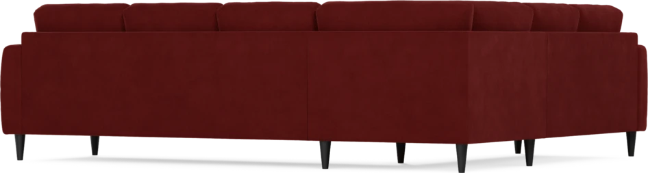 Eden - Hörnsoffa, 2+3-sits - Röd