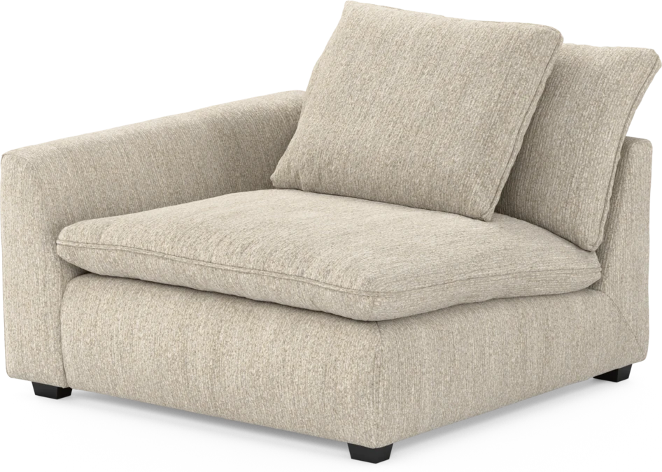 Bellora - 1-sits med armstöd vänster - Beige