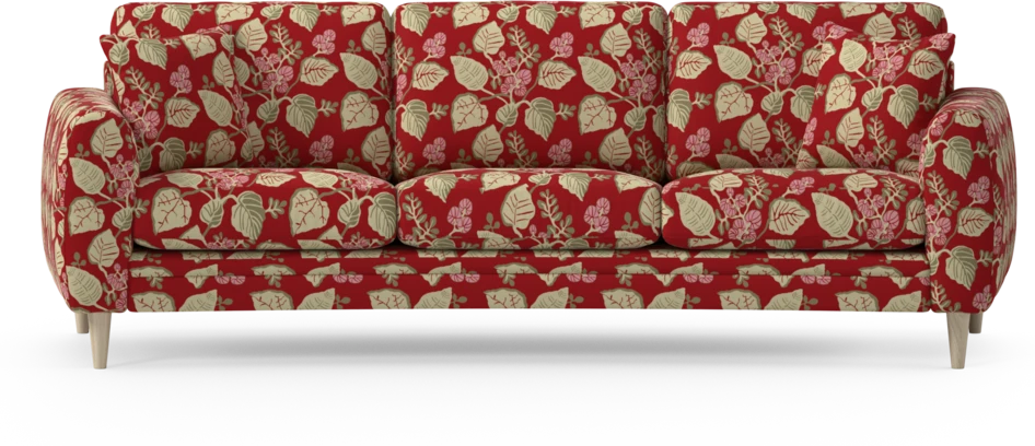 Eden - 3-sits soffa svängd - Flerfärgad