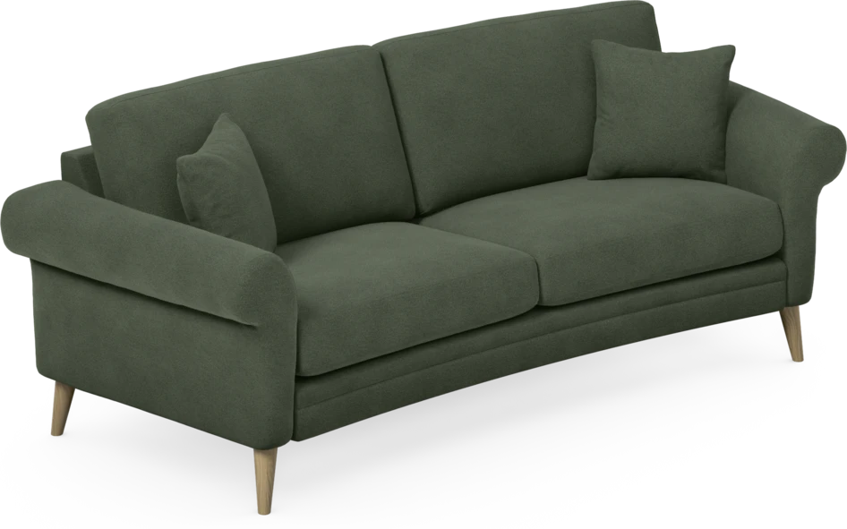Eden - 2,5-sits soffa svängd - Grön