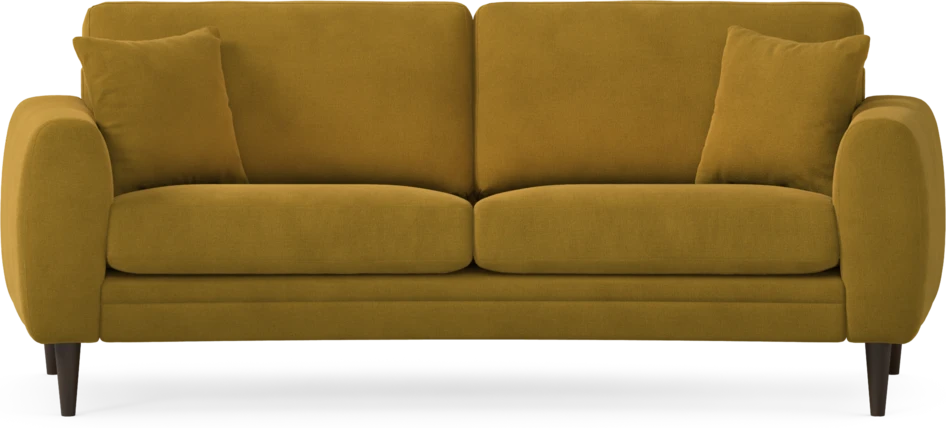 Eden - 2,5-sits soffa svängd - Gul