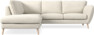 Madison Lux - 2-sits soffa med divan vänster - Vit