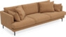 Harper - 4-sits soffa - Gul