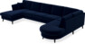 Eden - 3-sits soffa med schäslong vänster och divan höger - Blå