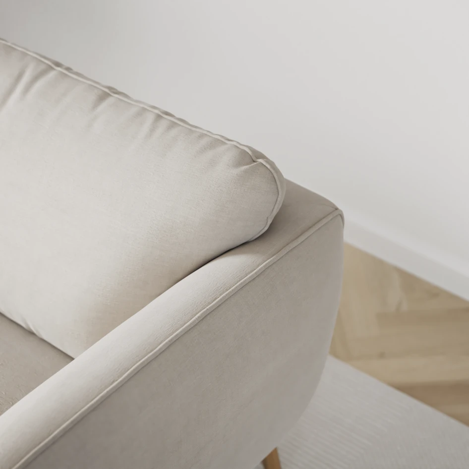 Madison Lux - Hörnsoffa med schäslong höger - Beige