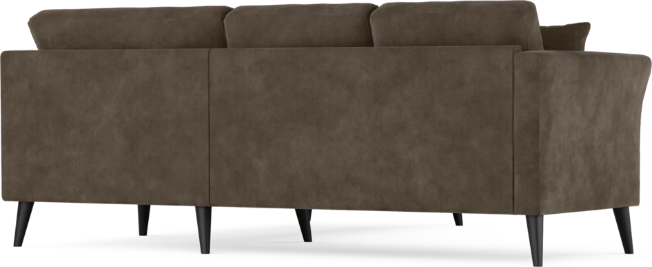 Eden - Hörnsoffa, 2+2-sits - Brun
