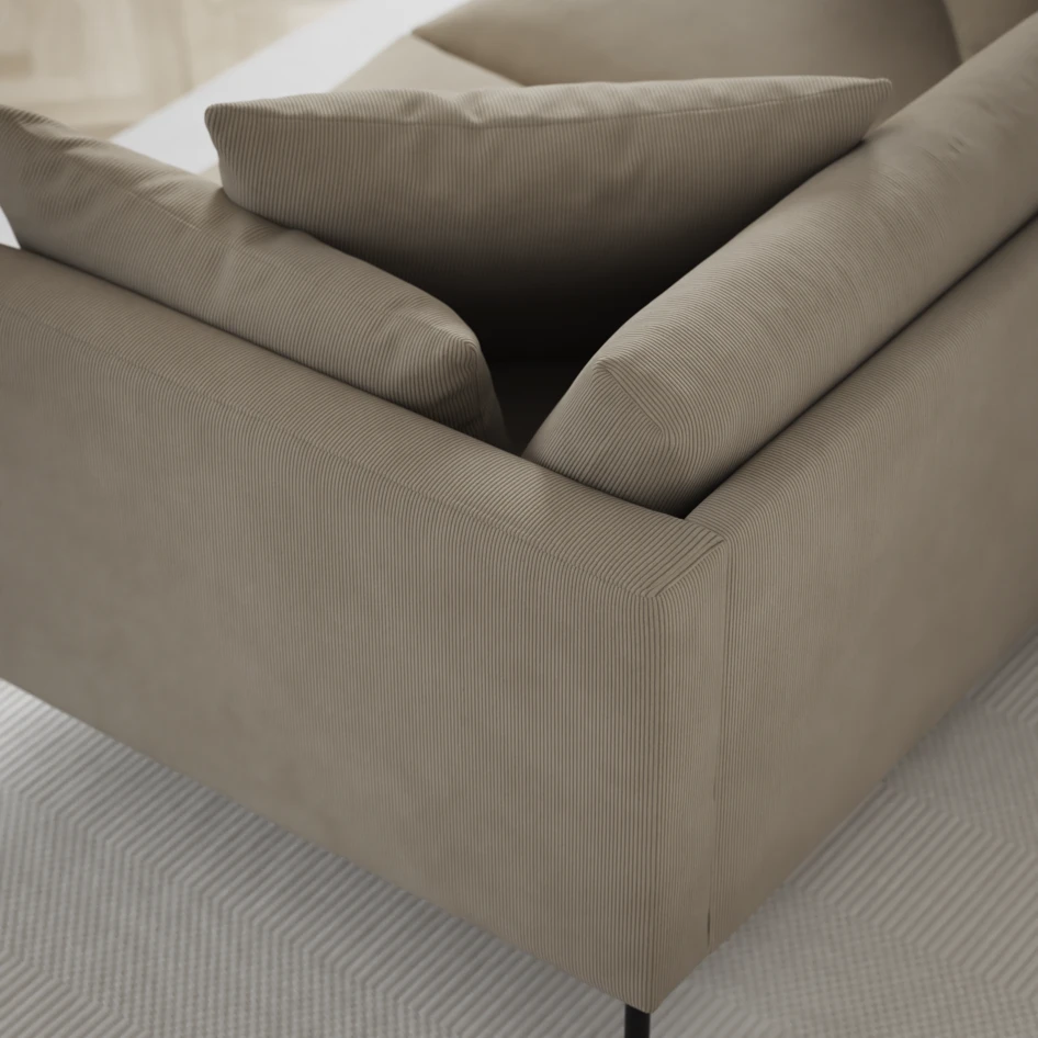 Harper - 3-sits soffa - Beige