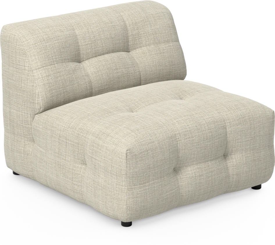 Bella - 1-sits utan armstöd - Beige