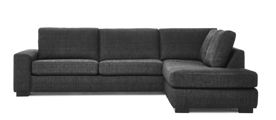 Sit Down - 3-sits soffa med divan höger - Svart