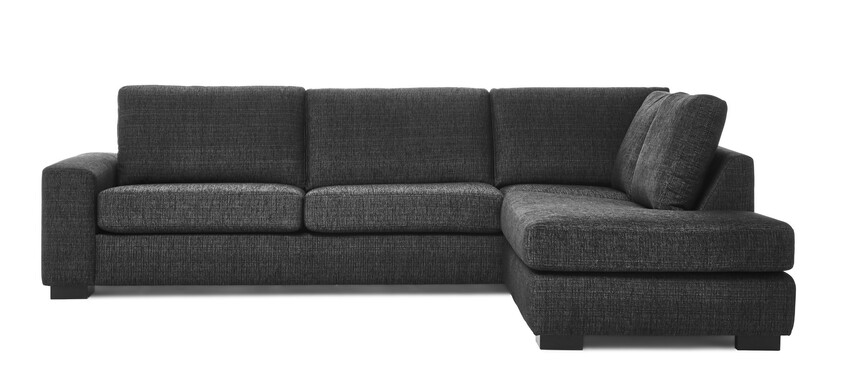Sit Down - 3-sits soffa med divan höger - Svart