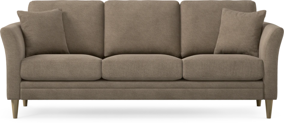 Eden - 3-sits soffa - Brun