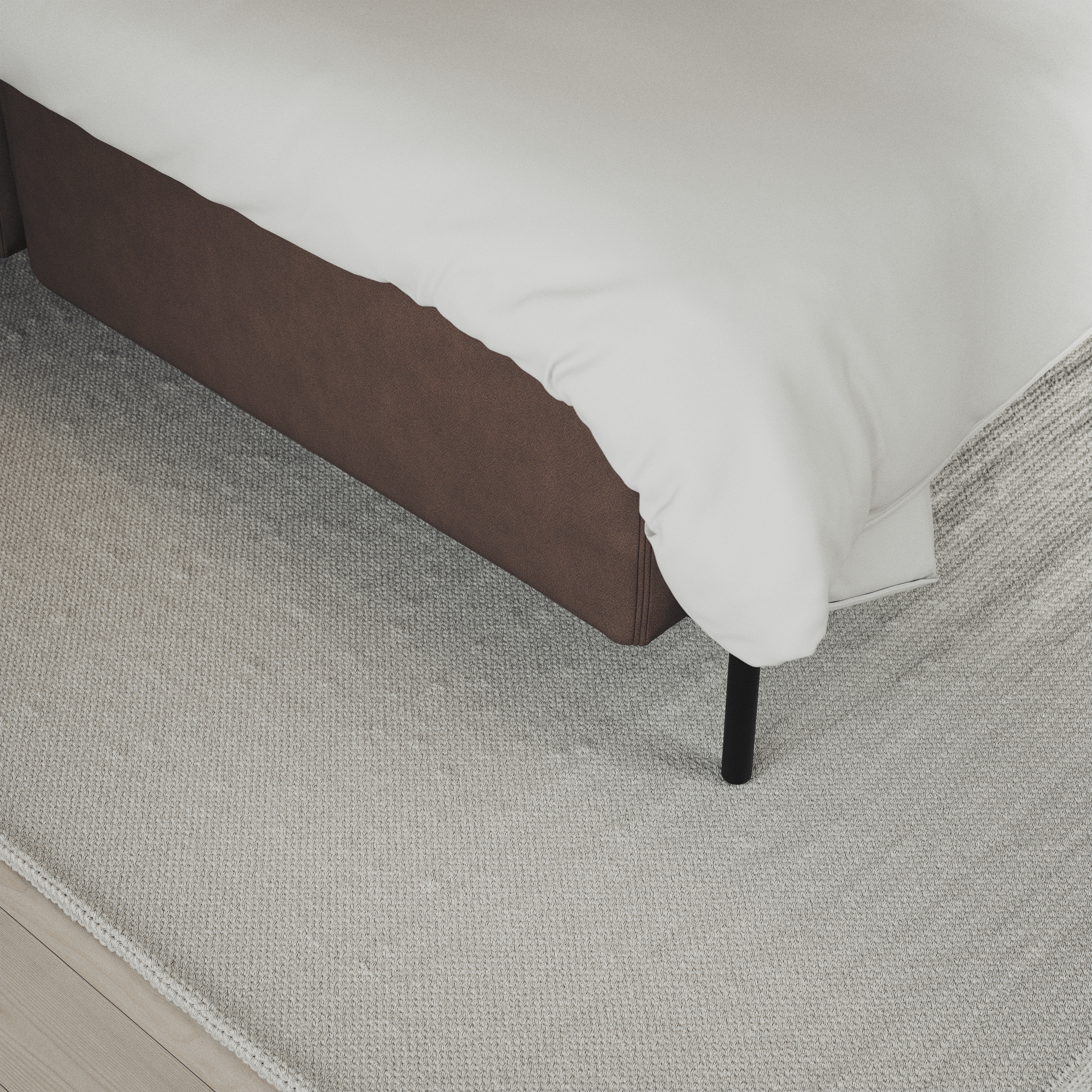 Delux Exclusive - Kontinentalsäng, enkelsäng 120 cm med bäddmadrass och sängben - inspiration