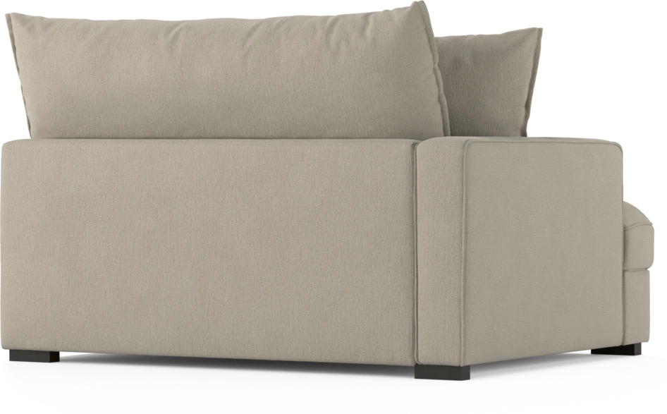 Rossi - 2-sits med armstöd vänster - Grå