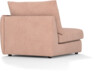 Pieces - 1-sits med armstöd höger - Rosa