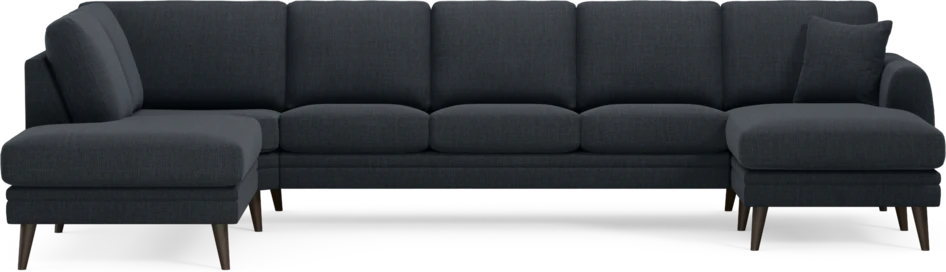 Eden - 3-sits soffa med divan vänster och schäslong höger - Blå