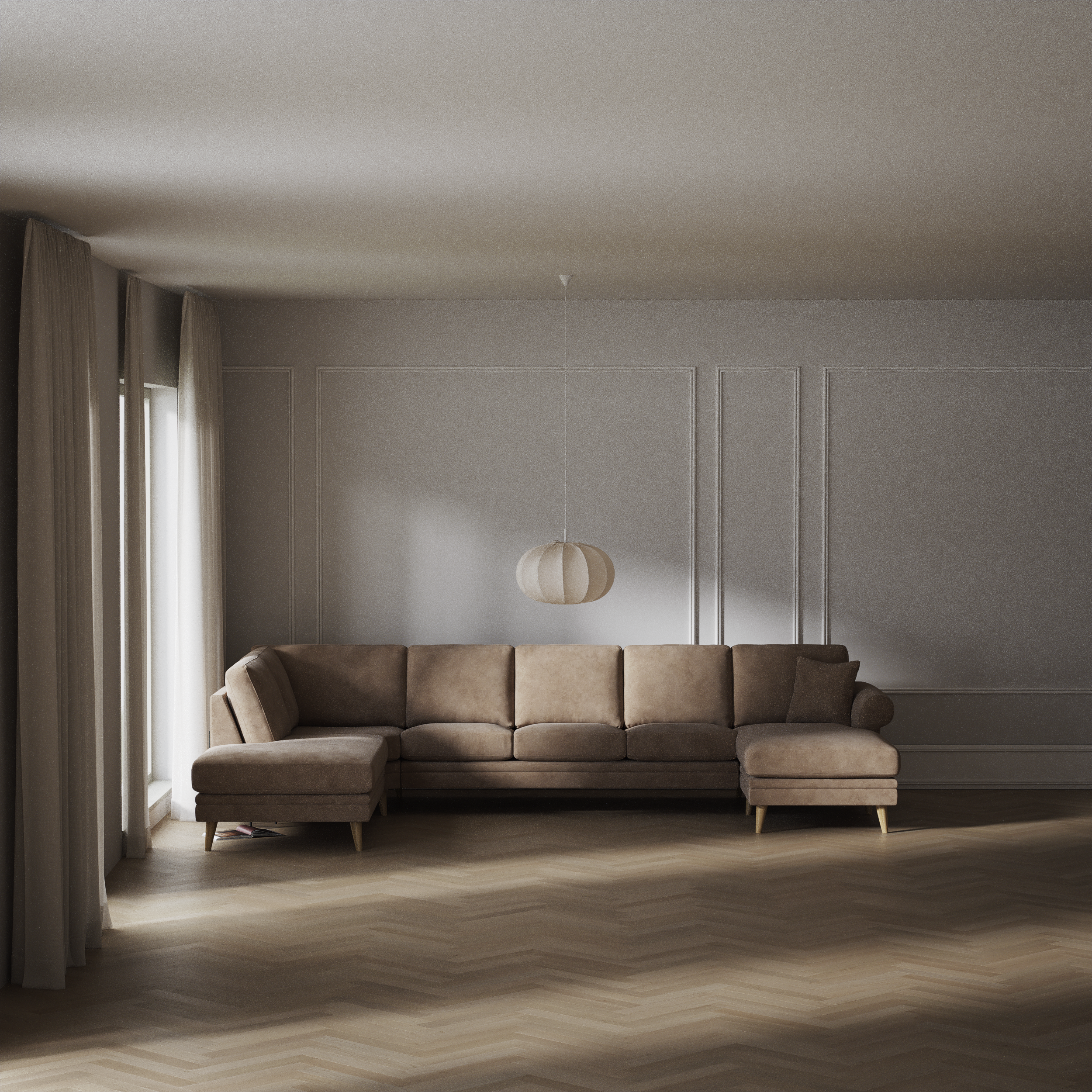 Eden - 3-sits soffa med divan vänster och schäslong höger - inspiration