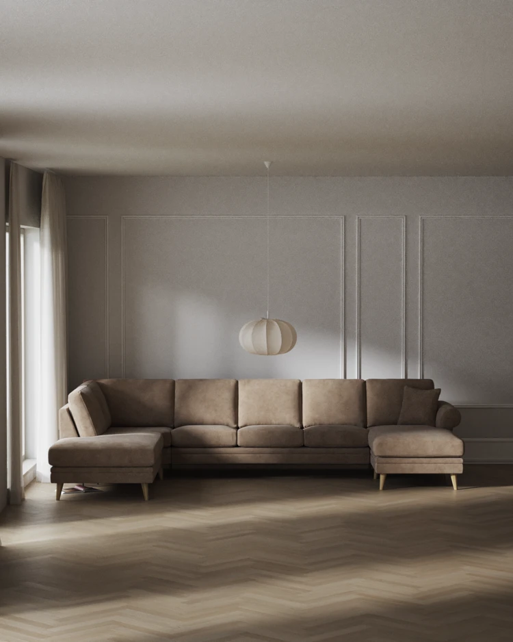 Eden - 3-sits soffa med divan vänster och schäslong höger - inspiration