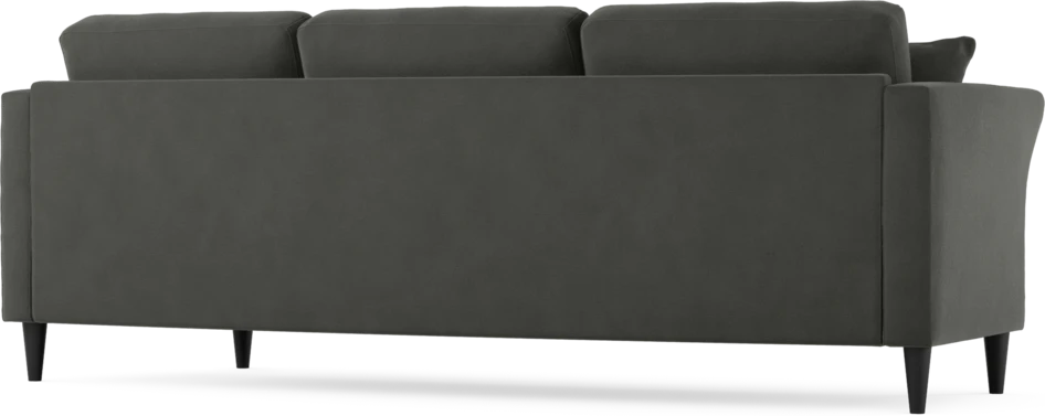 Eden - 3-sits soffa svängd - Grå