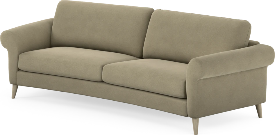 Bridge - 3-sits soffa svängd - Beige
