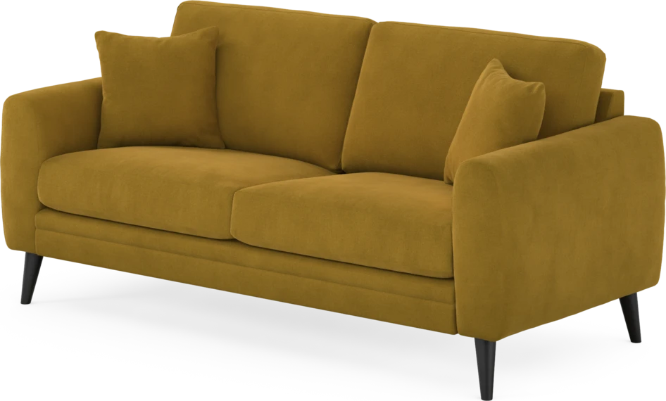 Eden - 2,5-sits soffa - Gul