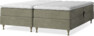 Delux Sense - Ställbar säng, dubbelsäng med bäddmadrass - Beige