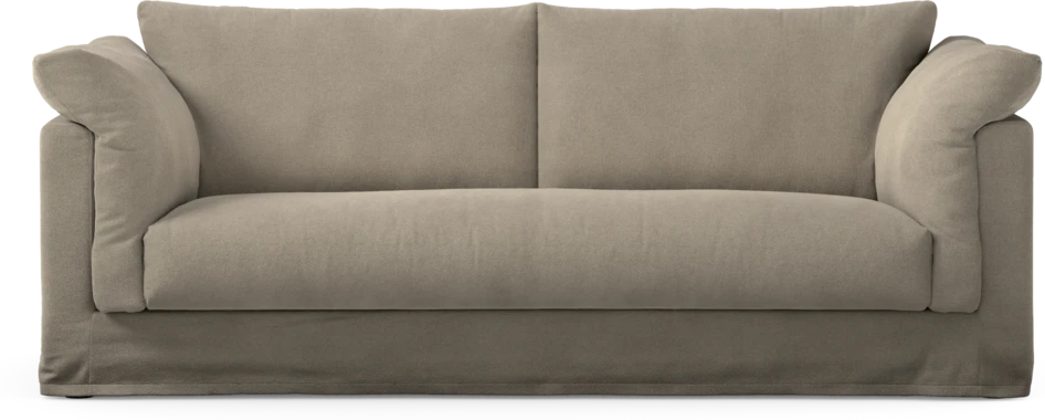 Cherrie Klädsel - Klädsel till 2,5-sits soffa, hel dyna - Beige