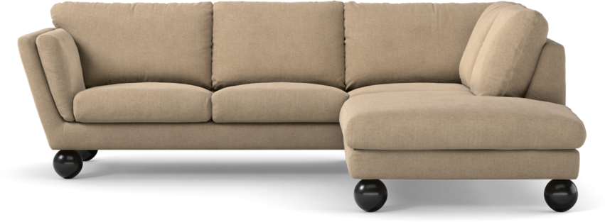 Madison - 2-sits soffa med divan höger - Beige