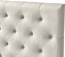 Delux Pikerad XL - Sänggavel, 90-210 cm - Beige