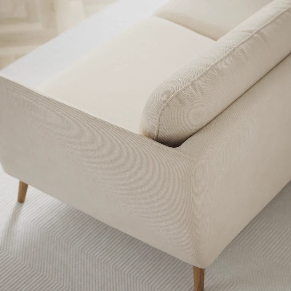 Madison Lux - 2-sits soffa med divan vänster och höger - Beige