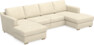 Friday - 2-sits soffa med två schäslonger - Beige