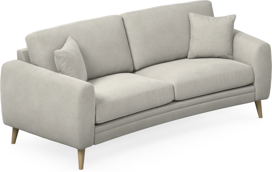 Eden - 2,5-sits soffa svängd - Grå