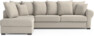 Town - 3-sits soffa med divan vänster - Beige