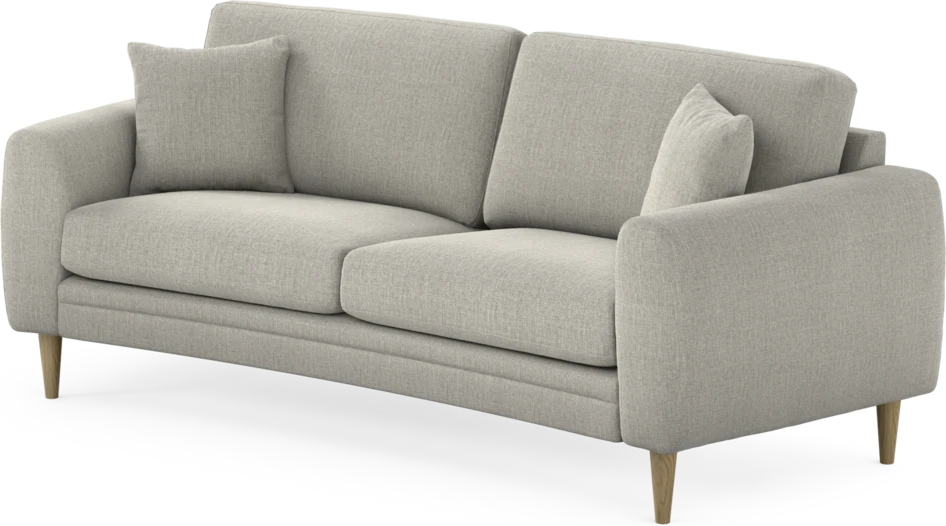 Eden - 2,5-sits soffa svängd - Grå
