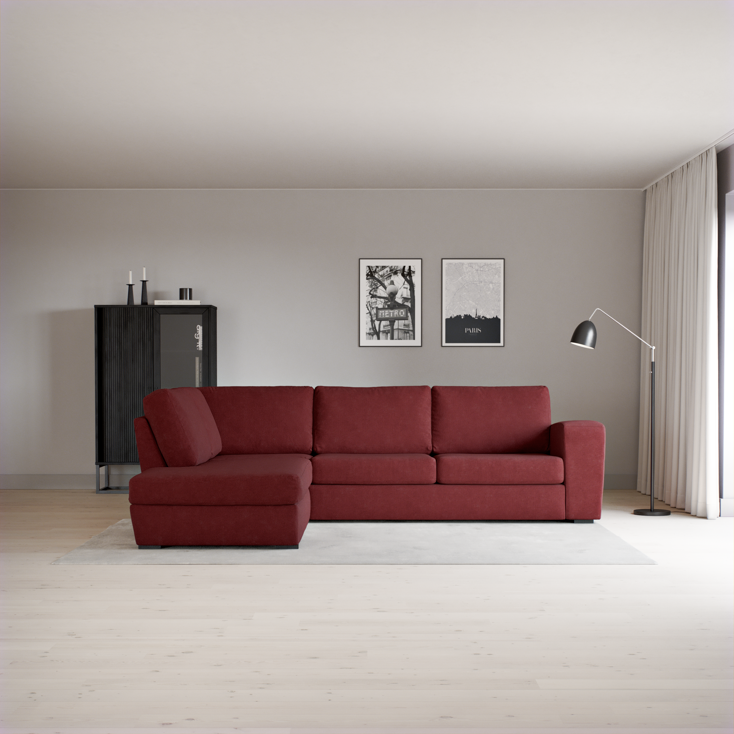 Friday - 2,5-sits soffa med divan vänster - inspiration