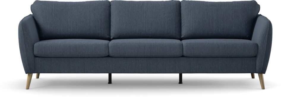 County - 3-sits soffa - Blå