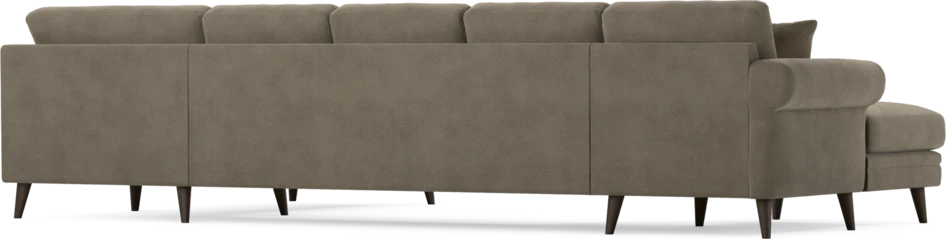 Eden - 3-sits soffa med schäslong vänster och divan höger - Beige