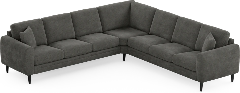 Eden - Hörnsoffa, 3+3-sits - Grå