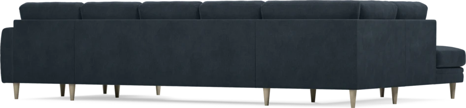 Eden - 3-sits soffa med divan vänster och schäslong höger - Blå
