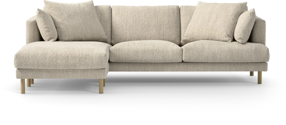 Harper - 4-sits med schäslong vänster - Beige
