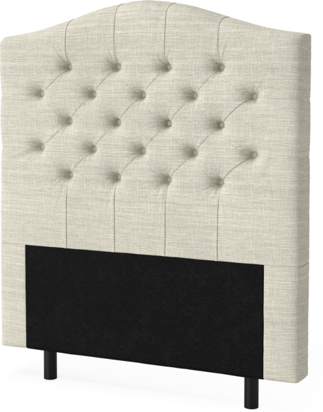 New York välvd - Sänggavel, 90-210 cm - Beige