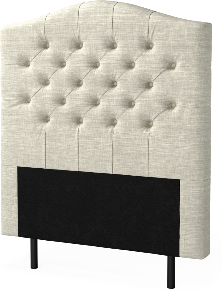 New York välvd - Sänggavel, 90-210 cm - Beige