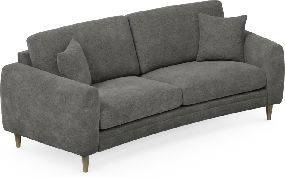 Eden - 2,5-sits soffa svängd - Grå