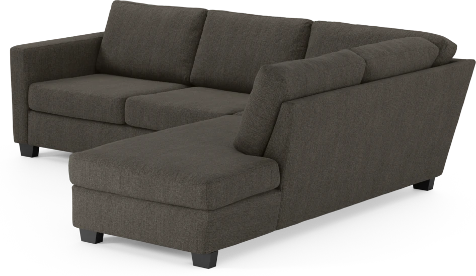 Friday - 2,5-sits soffa med divan höger - Brun