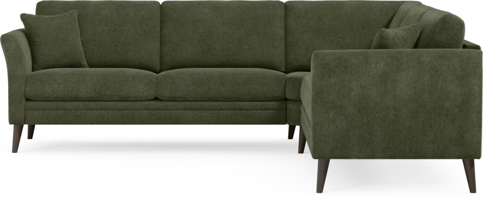Eden - Hörnsoffa, 2,5+2,5-sits - Grön