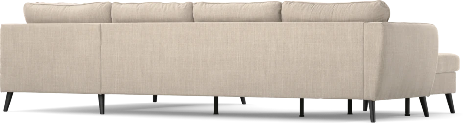County - 3-sits soffa med schäslong vänster och divan höger - Beige