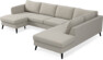 County - 3-sits soffa med schäslong vänster och divan höger - Beige