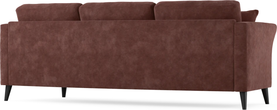 Eden - 3-sits soffa svängd - Röd