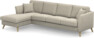 Eden - 3-sits soffa med schäslong - Beige