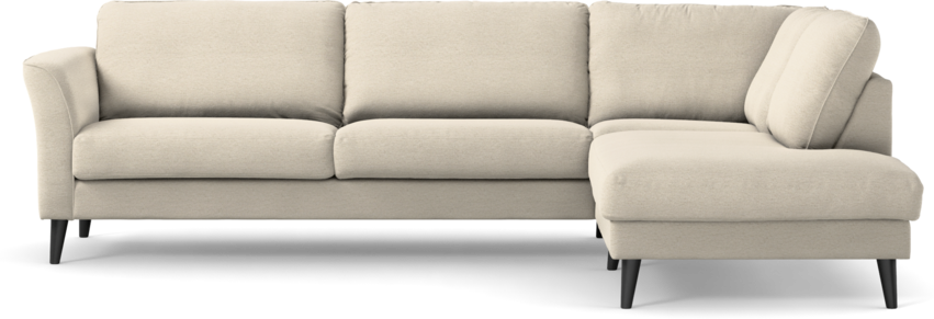 Bridge - 3-sits soffa med divan höger - Beige